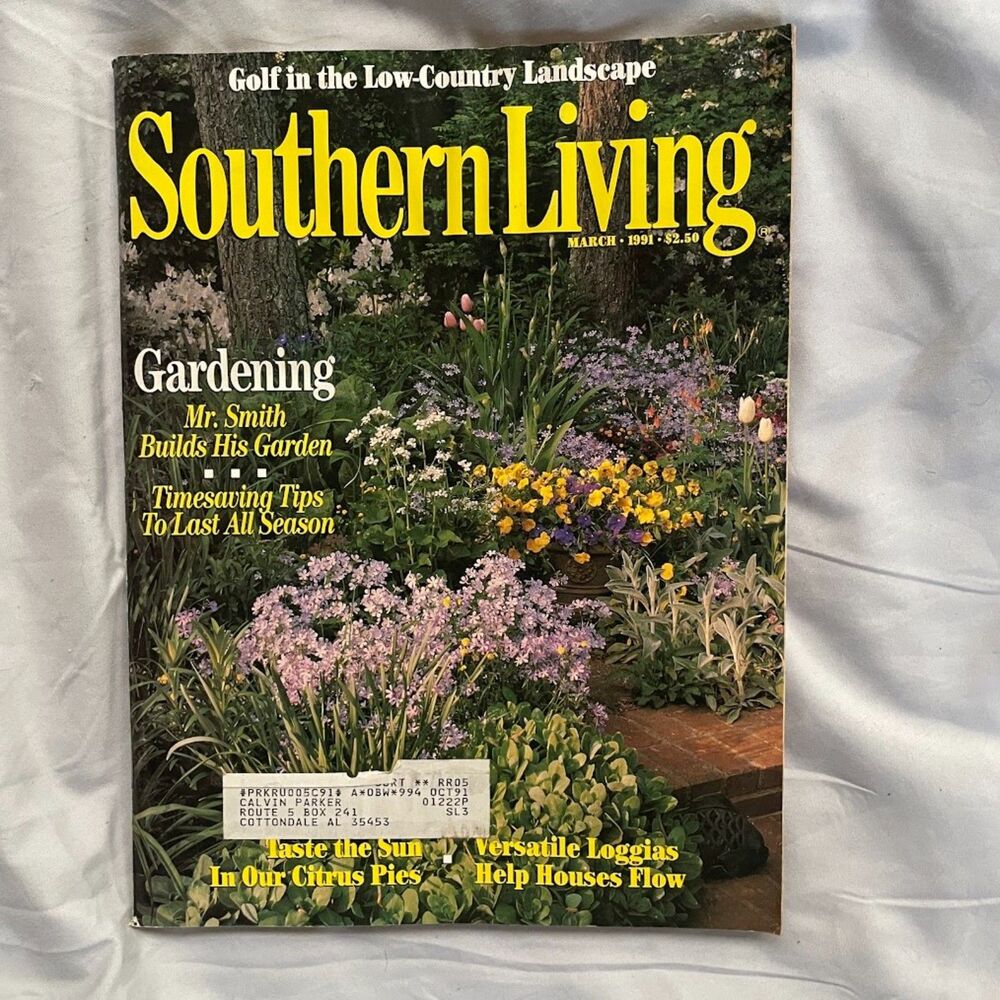 SOUTHERN LIVING Magazine March 1991 GARDENING Citrus Pies